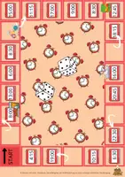 Vorschau - Unterrichtsreihen - Die Uhrzeit lernen - Brettspiel A4 zum Deutsch lernen - Seite 2
