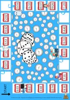Vorschau - Unterrichtsreihen - Die Uhrzeit lernen - Brettspiel A4 zum Deutsch lernen - Seite 3