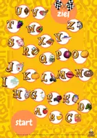 Vorschau - Spiele - Deutsches Alphabet - Brettspiel A4 zum Deutsch lernen mit Audio - Seite 2