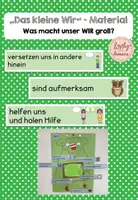 Vorschau - Poster - "Das kleine Wir" - Material - Was macht unser WIR groß? - Deckblatt