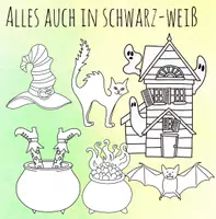 Vorschau - selbst erstellte Cliparts/Grafiken - Cliparts: Hexenhaus, Halloween - Seite 3