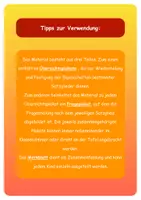 Vorschau - Poster - Satzglieder - Tafelmaterial | Poster (Subjekt & Prädikat) - Seite 1