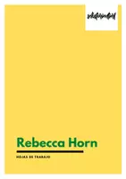 Vista previa - Hojas de trabajo - Rebecca Horn - Hojas de trabajo - Portada