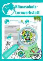 Vorschau - Unterrichtsreihen - die Klimaschutz-Lernwerkstatt / Klima-Material - Deckblatt