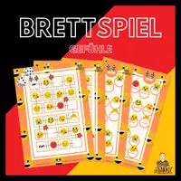 Vorschau - Arbeitsblätter - Brettspiel Gefühle - DaF/DaZ Remote/Digital für Kinder - Deckblatt