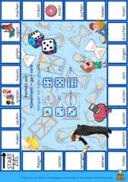 Vorschau - Unterrichtsreihen - Perfekt üben - Brettspiel A4 zum Deutsch lernen - Seite 2