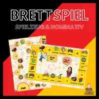 Vorschau - Unterrichtsreihen - Spielzeug + ein/eine - Brettspiel A4 zum Deutsch lernen + Audio - Deckblatt