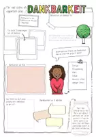 Vista previa - Hojas de trabajo - Dankbarkeit - Sketchnotes für DaF / DaZ - página 2