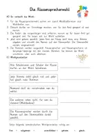 Vorschau - Arbeitsblätter - Klassensprecherwahl: Wahlgrundsätze & Eigenschaften - Soziales Lernen - Kl. 3/4 (Arbeitsblätter) - Seite 1