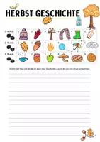 Vista previa - Juegos / Gamificación - Kreatives Schreiben - Herbst / Herbstgeschichten - página 2