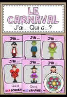 Vorschau - Bildkarten - LE CARNAVAL (Fasching) - J‘ai... Qui a...? (Französisch) - Deckblatt