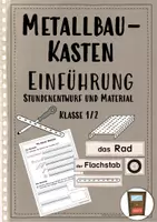 Vorschau - Stundenentwürfe - XXL Paket Metallbaukasten - Entwürfe und Material - Deckblatt