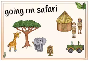 Vorschau - Poster - Safari - Flashcards, Poster & Games (Englisch + DaZ) - Seite 3