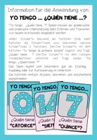 Vorschau - Spiele - LOS NÚMEROS (Zahlen) - Yo tengo ... ¿Quién tiene ...? (Spanisch) - Seite 1