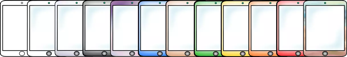 Vista previa - Elementos para la creación de materiales - Móviles y tabletas cliparts para material didáctico, uso privado y comercial - página 2