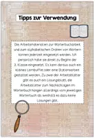 Vorschau - Arbeitsblätter - Übungen zum Ordnen und Nachschlagen, nach dem ABC sortieren - Seite 1