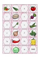 Vorschau - Spiele - Gemüse - Anlaut Domino (Thema Gesunde Ernährung) - Seite 3