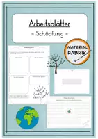 Vorschau - Arbeitsblätter - Arbeitsblätter zum Thema "Schöpfung" - Deckblatt