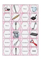 Vorschau - Spiele - Kochen und Backen - Domino (Thema Gesunde Ernährung) - Seite 1