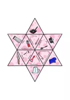 Vorschau - Spiele - Kochen und Backen - Legestern (Thema Gesunde Ernährung) - Seite 1