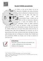 Vorschau - Arbeitsblätter - Das alte und das Neue Weltbild (Geo und Heliozentrische) - Seite 1