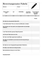 Vorschau - Arbeitsblätter - Fabeln - Feedback geben - Seite 1