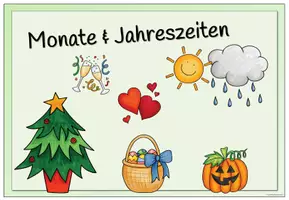Vorschau - Spiele - Months & Seasons - Flashcards, Poster & Games (Englisch + DaZ) - Seite 3