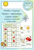 Vorschau - Spiele - Months & Seasons - Flashcards, Poster & Games (Englisch + DaZ) - Deckblatt
