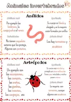 Vista previa - Hojas de trabajo - Animales invertebrados - página 2