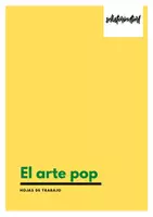 Vista previa - Hojas de trabajo - El arte pop - Hojas de trabajo - Portada