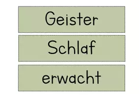 Vorschau - Bildkarten - Wortkarten zum Lied "Der Geister Rock'n'Roll" - Seite 2