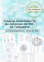 Vorschau - Unterrichtsreihen - gruseliges Materialpaket - Deckblatt