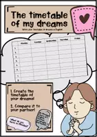 Vorschau - Präsentationen/Tafelbilder - The timetable of my dreams - Speaking Activity - School Subjects - Seite 1