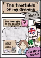 Vorschau - Präsentationen/Tafelbilder - The timetable of my dreams - Speaking Activity - School Subjects - Deckblatt