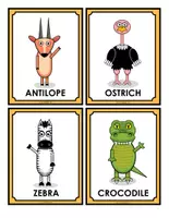Vista previa - Unidades / Secuencias / Situaciones de Aprendizaje - FLASH CARDS THE SAVANNA - página 3