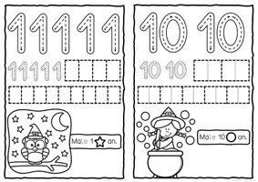 Vorschau - Arbeitsblätter - Mega Sparpaket - Herbst & Halloween - Klasse 1 - Seite 3