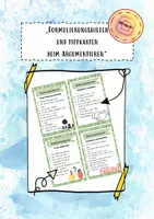 Vorschau - Merkblätter - Tippkarten und Formulierungshilfen zum Argumentieren - Deckblatt