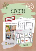 Vorschau - Arbeitsblätter - Silvester - Forscherheft - Deckblatt