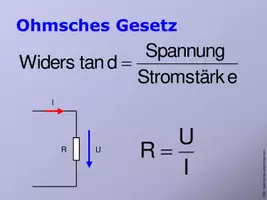 Vorschau - Präsentationen/Tafelbilder - Ohmsches Gesetz und elektrische Leistung - Seite 2