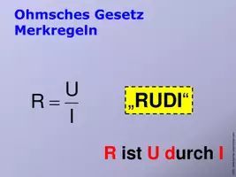 Vorschau - Präsentationen/Tafelbilder - Ohmsches Gesetz und elektrische Leistung - Seite 3