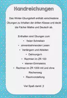 Vorschau - Arbeitsblätter - #Silvesterknaller Winter-Übungsheft 3.Klasse (Deutsch&Mathe) - Seite 2