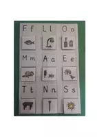 Vorschau - Fördermaterial/Inklusion - KlettMappe Anlaute 1, gelb A,E,M,O,L,F,S,N,T - Seite 3