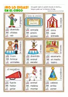 Vorschau - Spiele - No lo digas! En el circo Spanisch - Seite 1