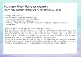 Vorschau - Spiele - Halloween - Rätsel - Rechenspaziergang ZR10000 - Seite 1
