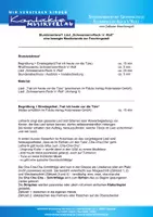 Vorschau - Stundenentwürfe - Stundenentwurf Grundschule "Schneemann Rock ’n’ Roll" - Deckblatt