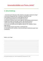 Vorschau - Arbeitsblätter - Konversationsblätter zum Thema "Herbst" - Seite 3