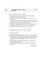 Vorschau - Klassenarbeiten - Klassenarbeit 13. Klasse Gymnasium GK (analytische Geometrie, Analysis) -4- - Seite 1