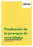 Vista previa - Hojas de trabajo - Ergänzung der Bedürfnishierarchie (Alemán) - Hojas de trabajo - Portada