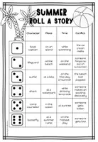 Vorschau - Arbeitsblätter - Summer - Roll a Story - Seite 2