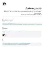 Vorschau - Arbeitsblätter - Die Arbeit der Frankfurter Nationalversammlung 1848/49 - Ein Rollenspiel - Seite 1
